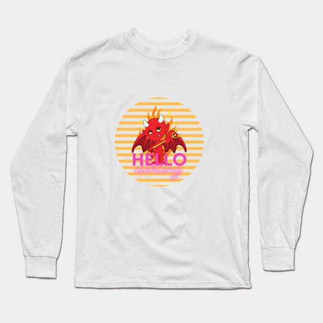 Devil for valentine's day Long Sleeve T-Shirt by Artletar